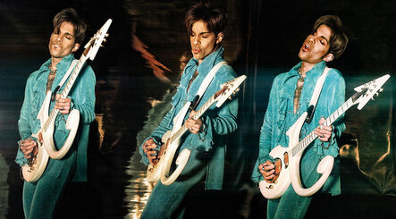 Steve Parke, ‘Prince with Schecter White Symbol Electric Guitar’, 1993