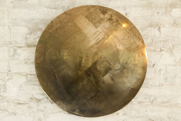 Alejandra Prieto, ‘Pyrite convex mirror ( fool’s gold)’, 2020