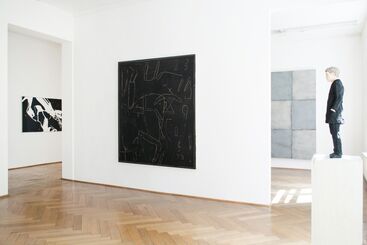 JUST BLACK AND WHITE, installation view