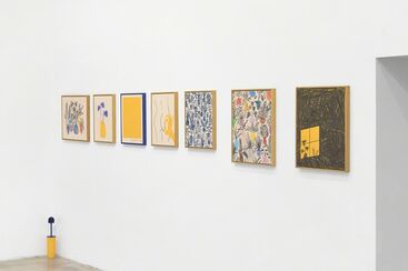 Trying To Feel More Yellow Than Blue, installation view