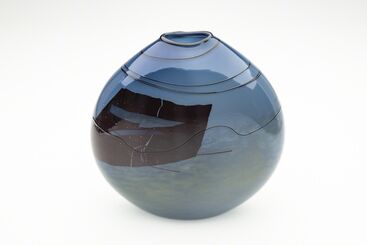 William Morris (b. 1957), ‘Blue Glass Vase’, 1979