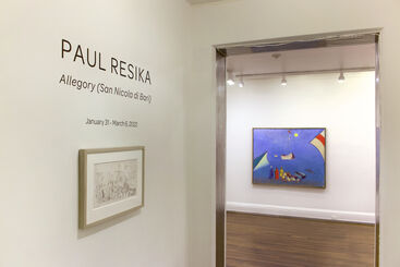 Paul Resika: Allegory (San Nicola di Bari), installation view