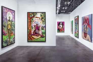 Almine Rech at The Armory Show 2021, installation view