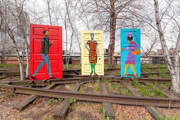 Lubaina Himid, ‘Five Conversations’, 2019