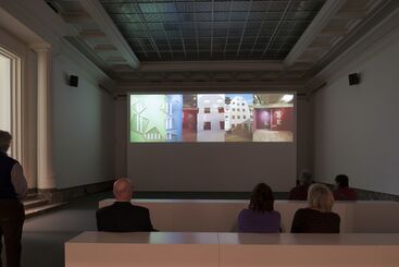 Daniel Buren: A Fresco, installation view