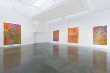 Damien Hirst: The Veil Paintings, installation view