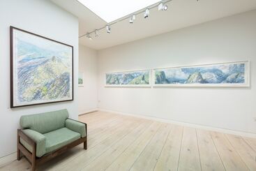 Map Paintings 2015 - 2018, installation view