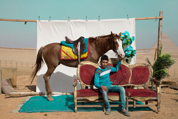 Bryony Dunne, ‘Medhat and Anwar, from the series Edge of Giza’, 2016