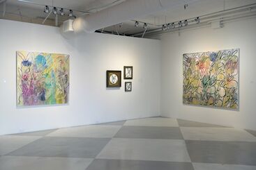 Hunt Slonem: In Two Worlds, installation view