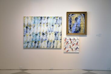 Hunt Slonem: In Two Worlds, installation view