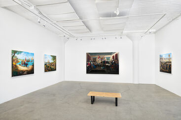 White Out (New Paintings for the US Capitol), installation view