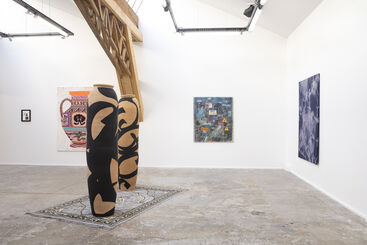"Blackrainbow" a group show curated by Greg Hervieux, installation view