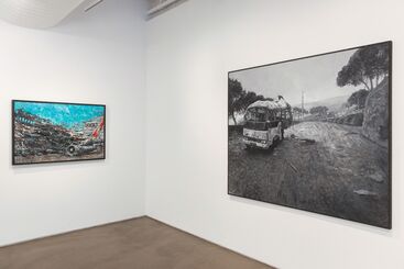 Thin Skin: Six Artists from Beirut, installation view