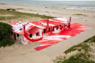 Katharina Grosse, ‘Rockaway!’, 2016