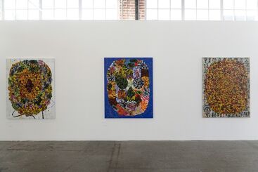 Upon a Slitted Sheet I Sit, installation view