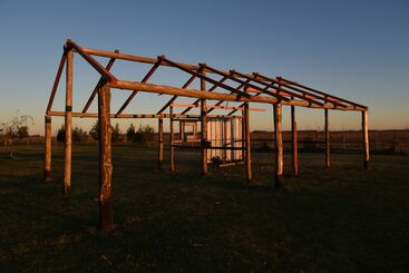 Gabriel Baggio, ‘La tarea (casa de adobe)’, 2016