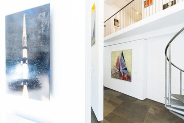FROM THE ROCKET TO THE MOON, installation view