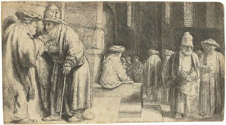 Rembrandt van Rijn, ‘Jews in the Synagogue’, 1648