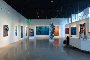 Bivins Gallery at Dallas Art Fair 2018, installation view