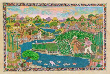 Inocencio Jiménez Chino, ‘Untitled (Plate No. 9)’, 2022