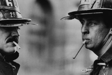 Jill Freedman, ‘Smoking Fireman’, 1975