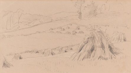 John Linnell, ‘The Harvest Field’, ca. 1860