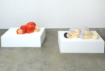 Clay Bodies: Contemporary International Figurative Sculpture, installation view