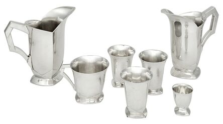 Louis Süe and André Mare, ‘Group of Louis Süe et André Mare Silver Plated Table Articles, For Christofle’, 1930s
