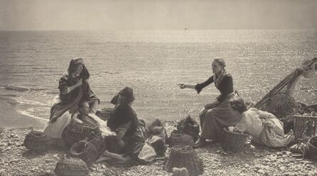 Henry Peach Robinson, ‘Gossip on the Beach’, ca. 1885