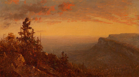 Sanford Robinson Gifford, ‘Sunset Over the Shawangunks’, Mid 19th century