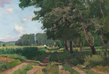 Eduard Zetsche, ‘Summer's day in Kamptal’, 1922