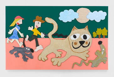 Hadi Falapishi, ‘American Cat Chasing a Persian Mouse’, 2024