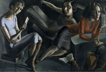 Ángeles Santos, ‘Tertulia (The Gathering)’, 1929
