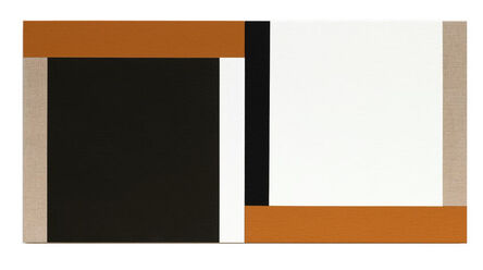 Scot Heywood, ‘Untitled - Sienna, Black, White, Linen, Umber’, 2021