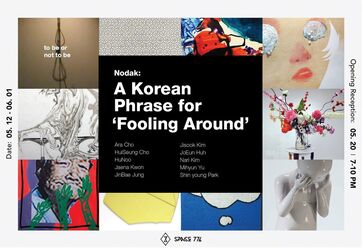 Nodak : A Korean phrase for ' fooling around', installation view