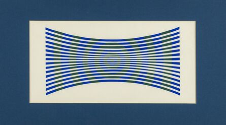Peter Sedgley, ‘Blue Green Modulation’, 1965