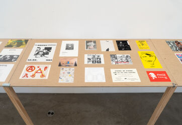 Downtown Art Ephemera, 1970s-1990s, Curated by Marc H Miller, installation view