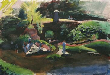 Charles Sydney Hopkinson, ‘By the River Dodder Dublin’, 19th -20th Century