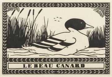 Jean-Emile Laboureur, ‘Le Beau Canard’, 1912