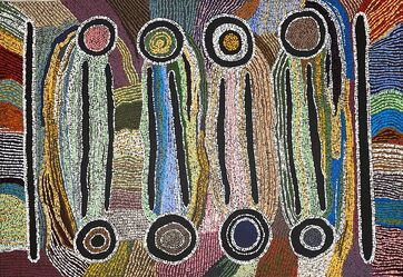 Maggie Napangardi Watson, ‘Digging Sticks’, 1995