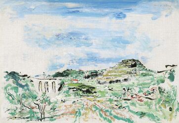 Wilhelm Thöny, ‘Summer landscape in Southern France’, ca. 1935