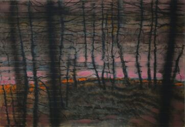Jonas Gasiūnas, ‘"I Was Drawing The Forest With The Candle Flame. The Rain Started."’, 2018