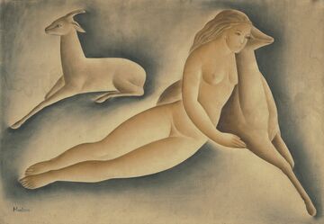 Vicente do Rego Monteiro, ‘Nu aux biches’, circa 1947