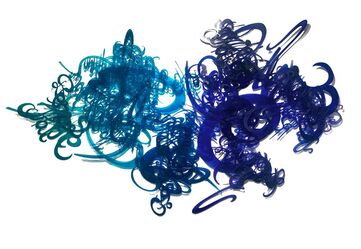 Simeen Farhat, ‘Blue in the Shape of Teal’, 2019