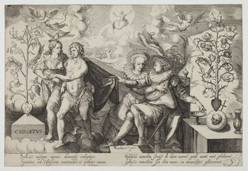 Gillis van Breen, ‘Allegory on the good and the corrupt tree ’, ca. 1600