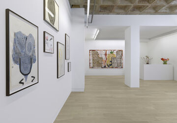 Rose Wylie - Works on paper, installation view