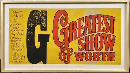 Corita Kent, ‘"G" and "O" or Greatest Show of Worth’, 1968