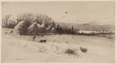 John Austin Sands Monks, ‘Evening After The Storm’, 1886