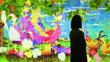 teamLab, ‘United, Fragmented, Repeated and Impermanent World’