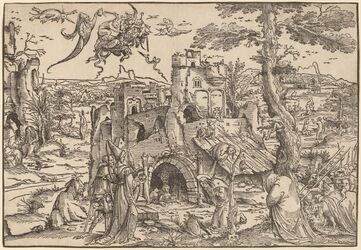 Jan Wellens de Cock, ‘The Temptation of Saint Anthony’, 1522
